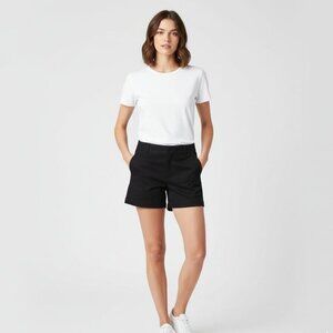 NWOT LOFT Casual Women's Black Chino Shorts 8